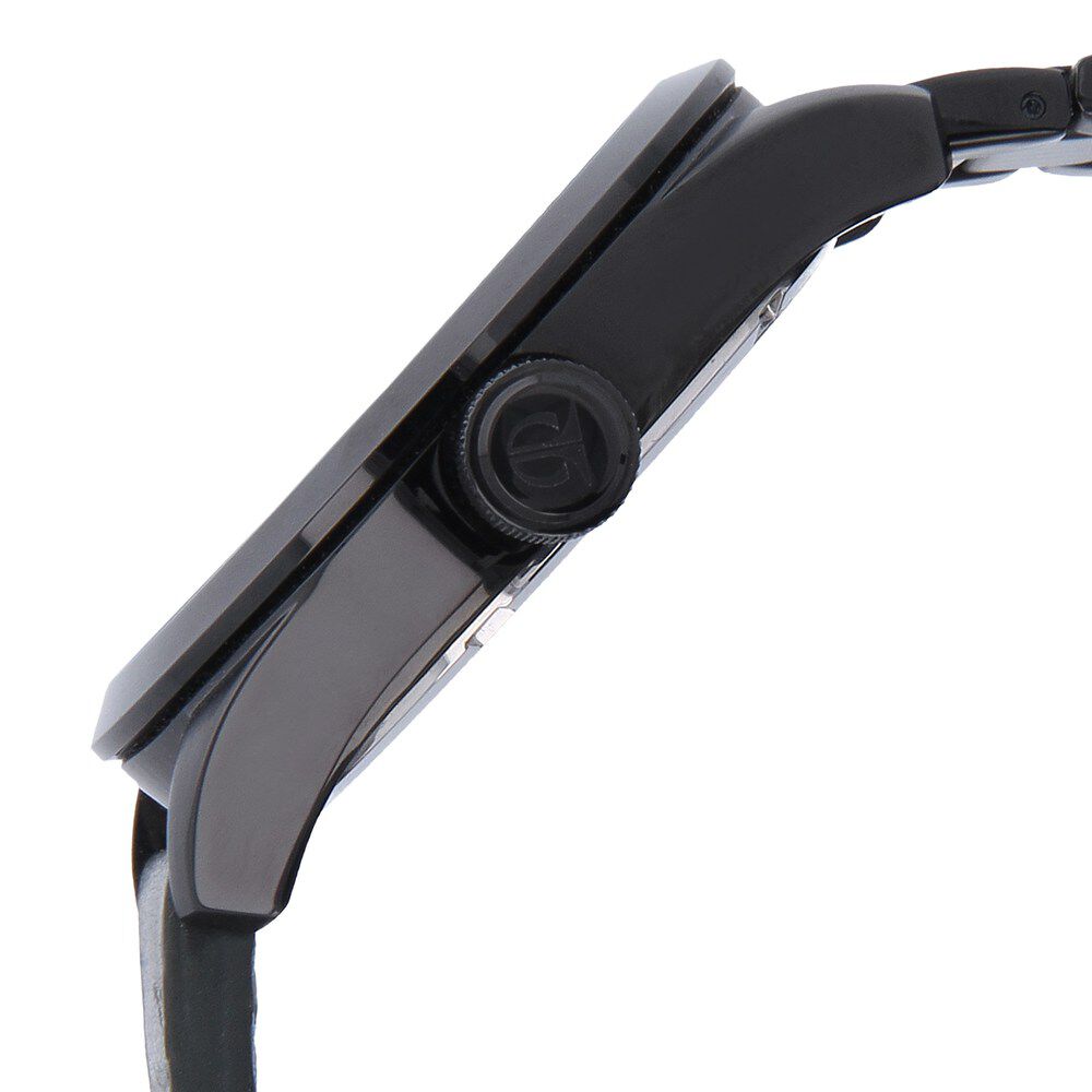 Titan Quartz Analog with Date Black Dial Bimetal Strap Watch for Men-NB9412NH02