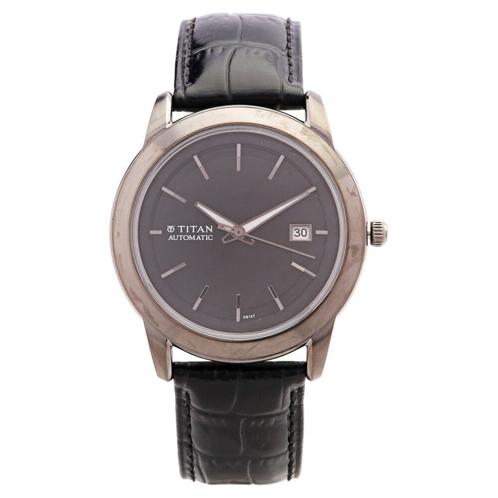 Titan Quartz Analog with Date Black Dial Watch for Men-NC9426TL01J