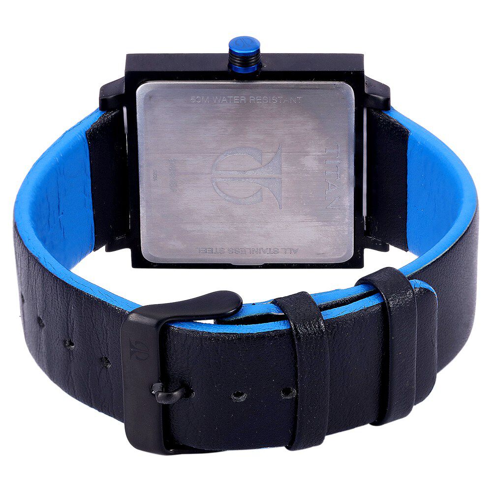 Titan Quartz Analog Black Dial Watch for Men-9434NL02J