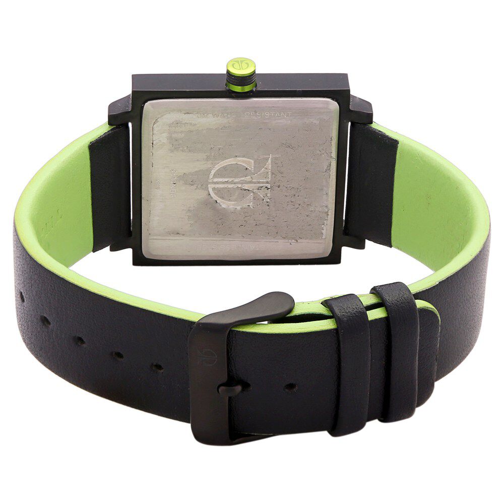 Titan Quartz Analog with Date Black Dial Leather Strap Watch for Men-9434NL03J