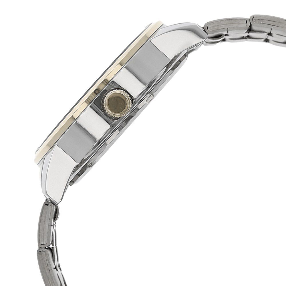 Titan Quartz Analog with Date White Dial Stainless Steel Strap Watch for Men-NM9441BM01