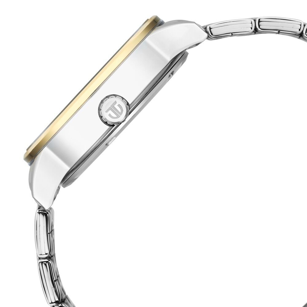 Titan Regalia Opulent Multifunction Black Round Dial Two Toned Stainless Steel Strap Watch For Men - The Watch Factory ®