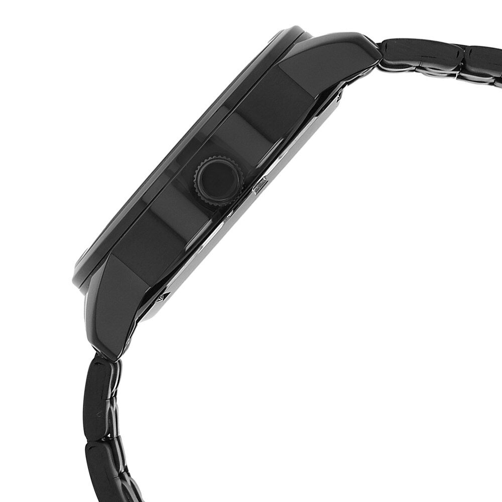 Titan Quartz Analog with Date Black Dial Stainless Steel Strap Watch for Men-NM9441NM01