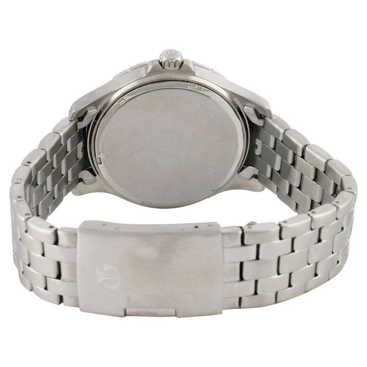 Titan Quartz Analog Black Dial Stainless Steel Strap Watch for Men-9446SM04J