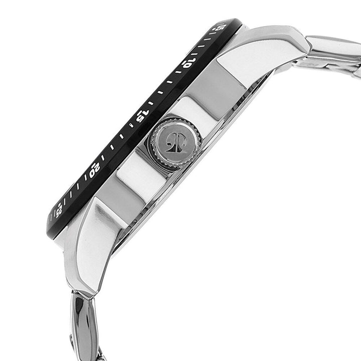 Titan Quartz Analog White Dial Stainless Steel Strap Watch for Men-9449KM01MA