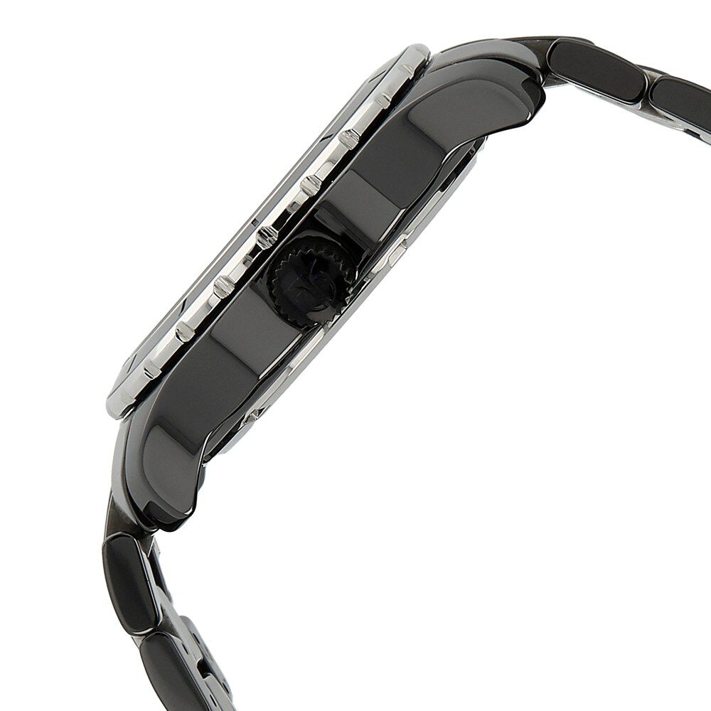 Titan Quartz Analog with Day and Date Black Dial Stainless Steel Strap Watch for Men-NH9452KD01