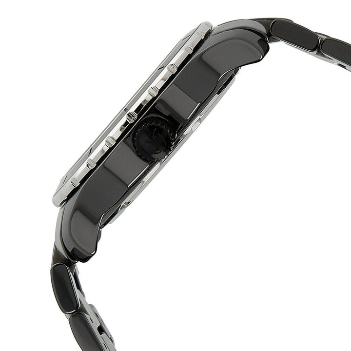 Titan Quartz Analog with Day and Date Black Dial Stainless Steel Strap Watch for Men-NH9452KD01