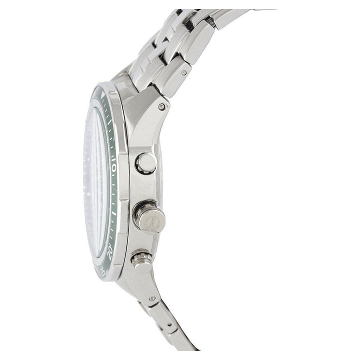 Titan Chronograph Green Dial Stainless Steel Strap watch for Men-NF9466KM03J