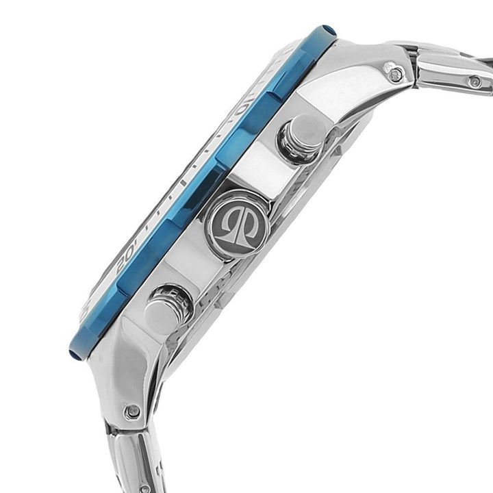 Titan Quartz Chronograph White Dial Stainless Steel Strap Watch for Men-9466KM07