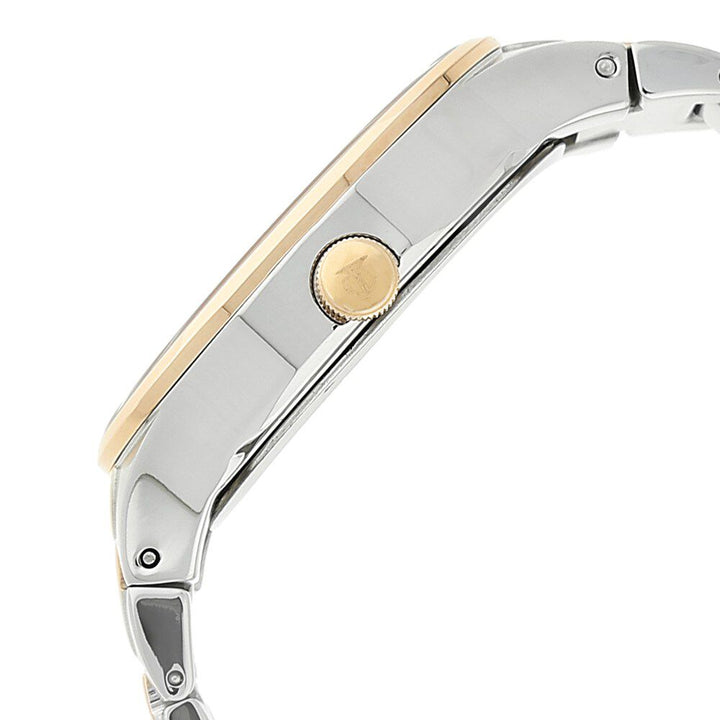 Titan Quartz Multifunction White Dial Stainless Steel Strap Watch for Men-NK9472KM02