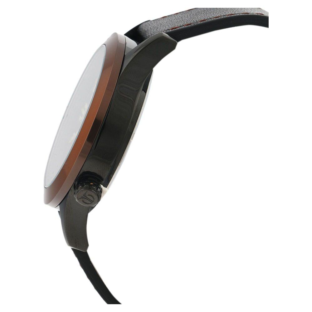 Titan Quartz Analog Black Dial Leather Strap Watch for Men-9474KL01J