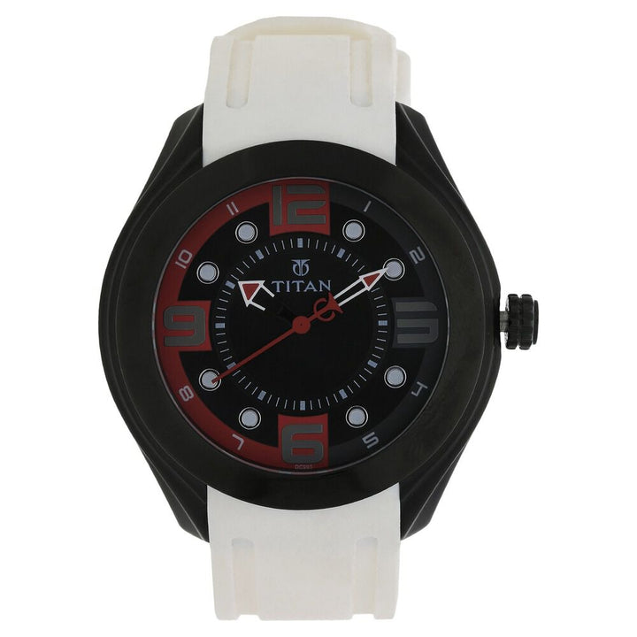 Titan Analog Black Dial Quartz Stainless Steel Strap Watch for Men-9475NP02J