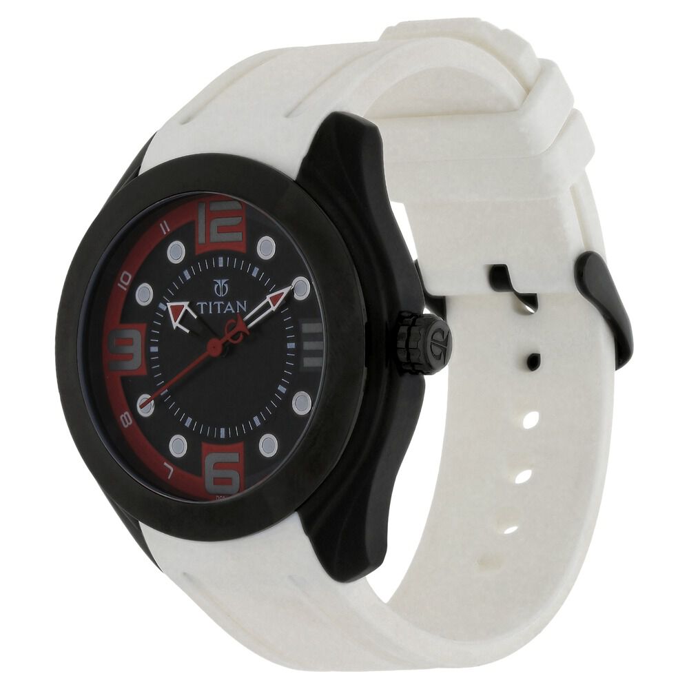 Titan Analog Black Dial Quartz Stainless Steel Strap Watch for Men-9475NP02J