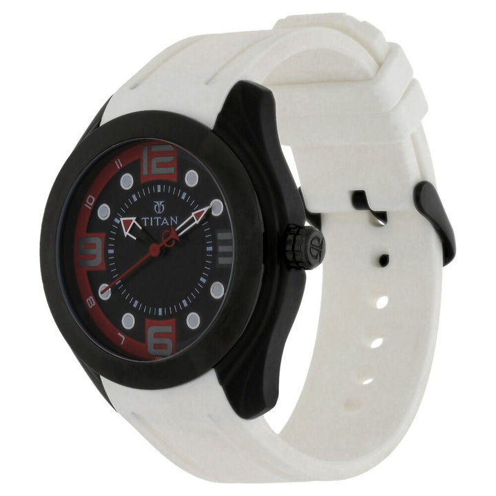 Titan Analog Black Dial Quartz Stainless Steel Strap Watch for Men-9475NP02J