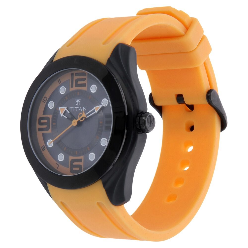 Titan Grey Dial Analog Stainless Steel Strap Watch for Men-9475NP04J