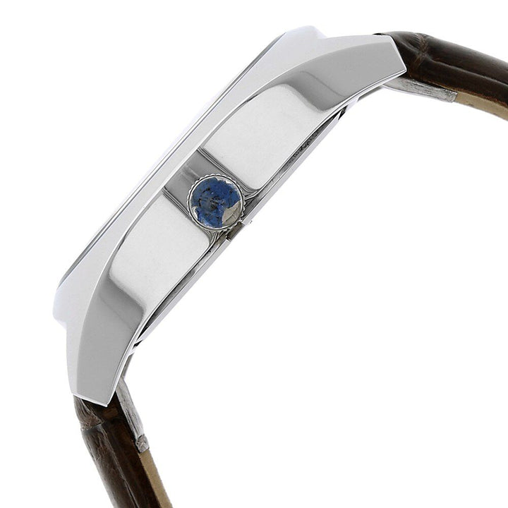 Titan Quartz Analog White Dial Leather Strap Watch for Men-NK9476SL02