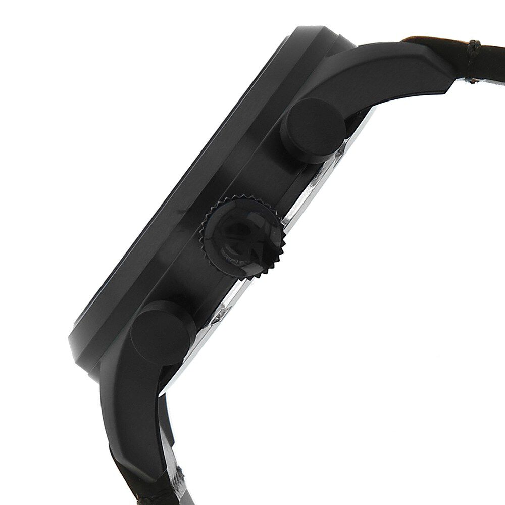 Titan Quartz Chronograph Brown Dial Leather Strap Watch for Men-NL9477NL02