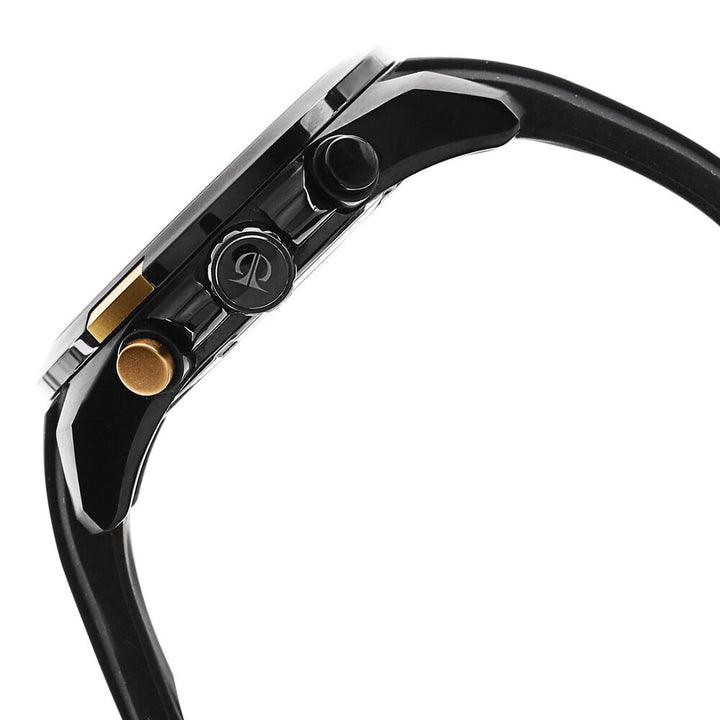 Titan Quartz Chronograph Black Dial Plastic Strap Watch for Men-9482KP01J