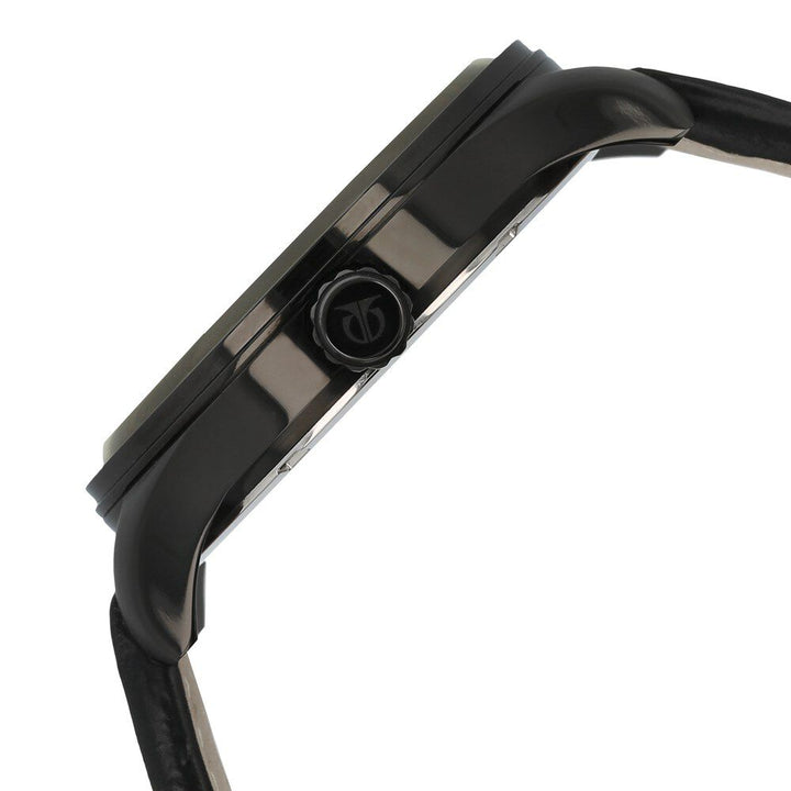 Titan Analog Green Dial Leather Strap watch for Men-9483NL03J