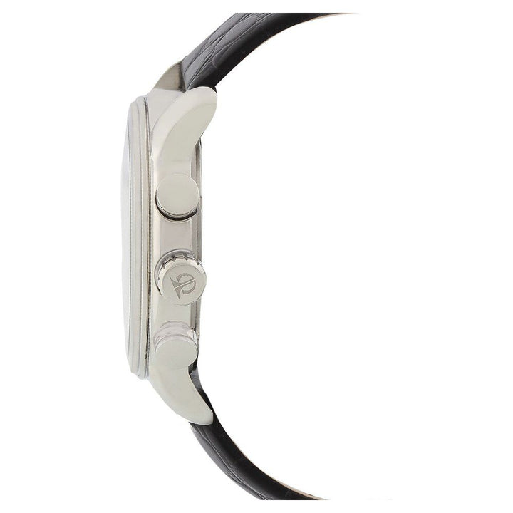 Titan Quartz Chronograph Black Dial Leather Strap Watch for Men-9486SL01J