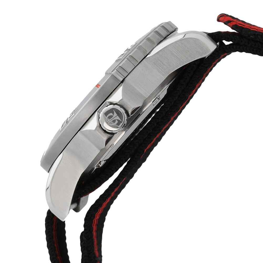 Titan Quartz Analog Red Dial Nylon Strap Watch for Men-9490SP02J