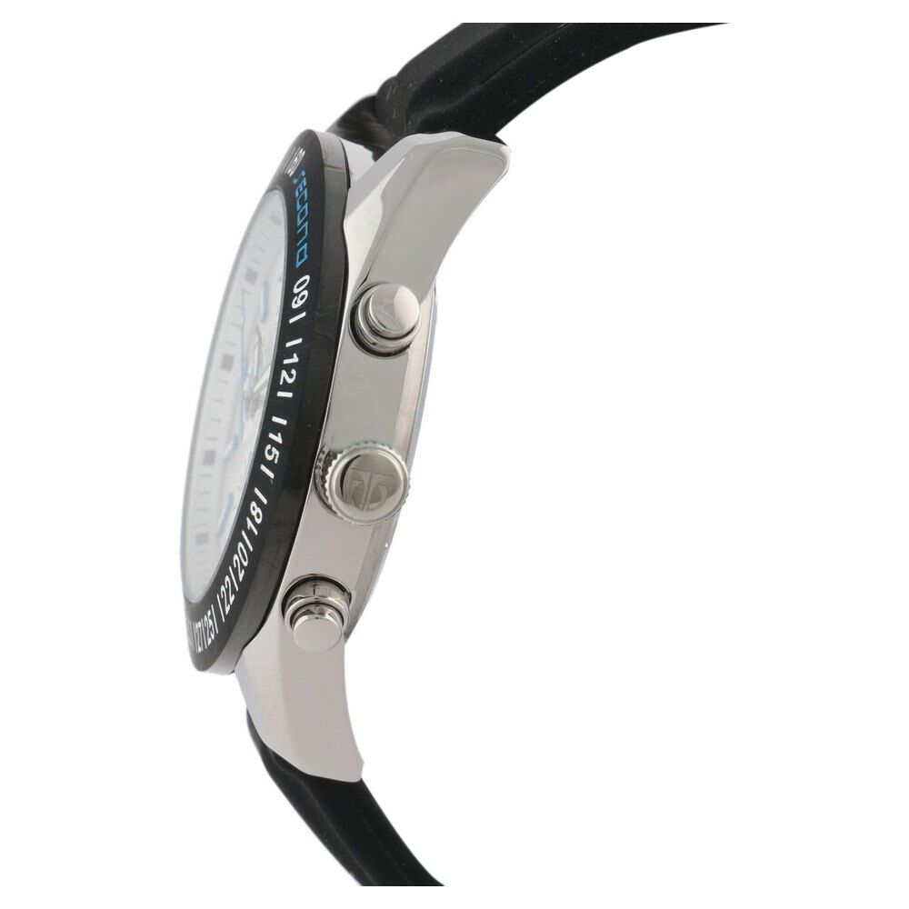 Titan Quartz Chronograph Silver Dial Plastic Strap Watch for Men-9491KP03J