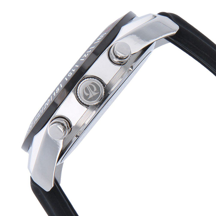 Titan Quartz Chronograph Black Dial Plastic Strap Watch for Men-9491KP04J