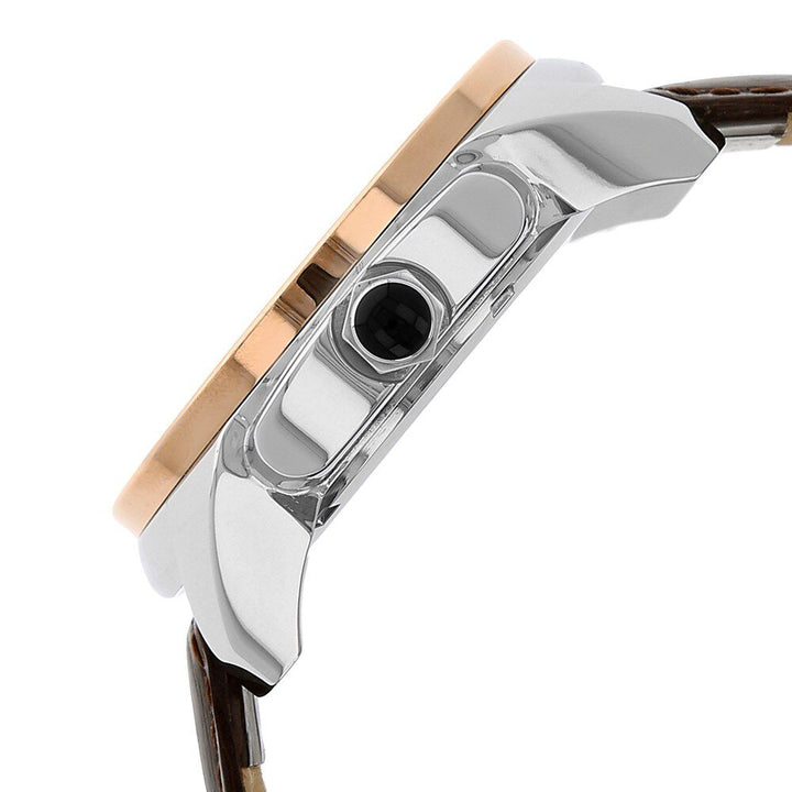 Titan Quartz Analog with Date White Dial Leather Strap Watch for Men-NM9492KL02