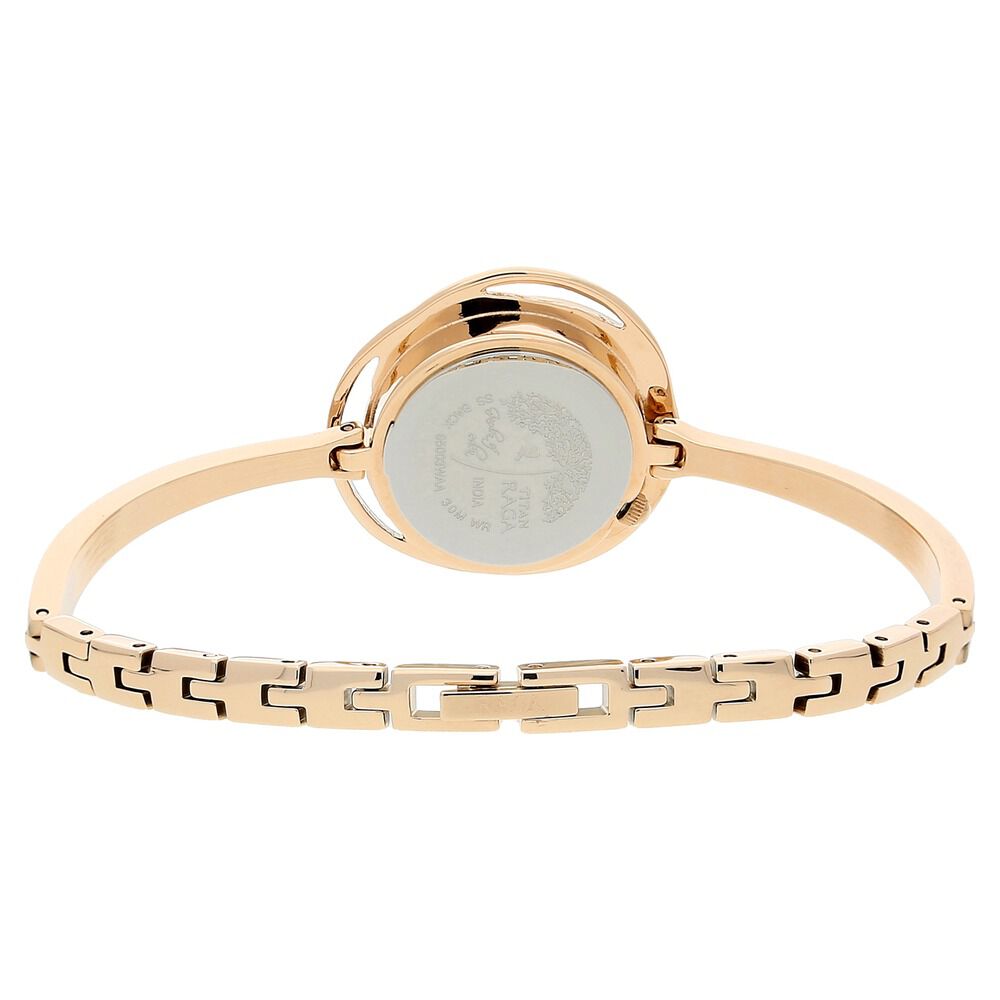 Titan Raga Mother of Pearl Dial Women Watch With Metal Strap NS95003WM01