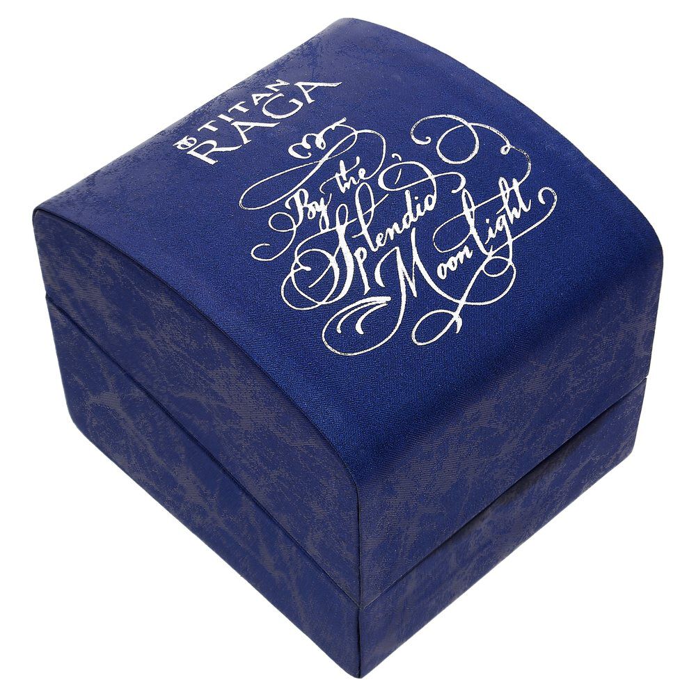 Titan Raga Moonlight Mother of Pearl Dial Women Watch With Metal Strap NS95032WM01