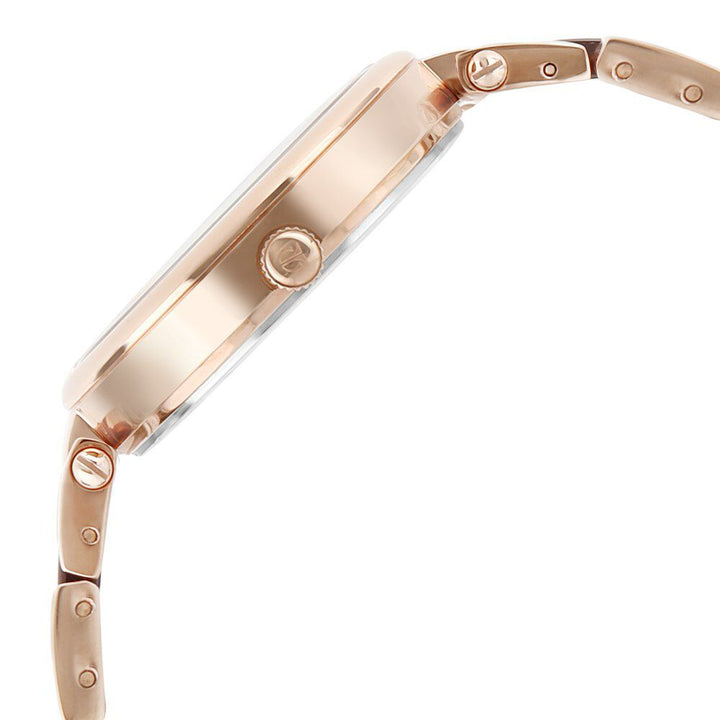 Titan Ceramics Red Dial Quartz Multifunction Stainless Steel and Ceramic Strap watch for Women NS95062WD01