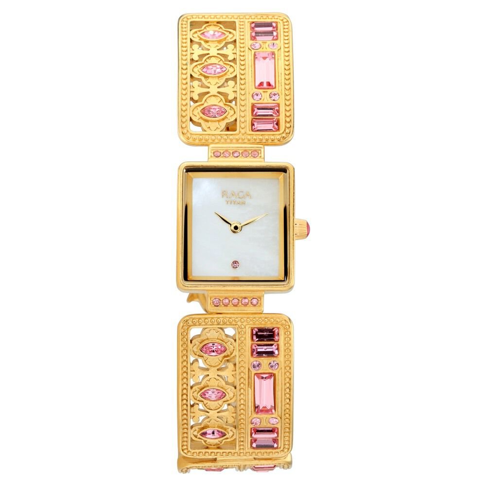 Titan Raga X Masaba Mother of Pearl Dial Women Watch With Metal Strap - The Watch Factory ®