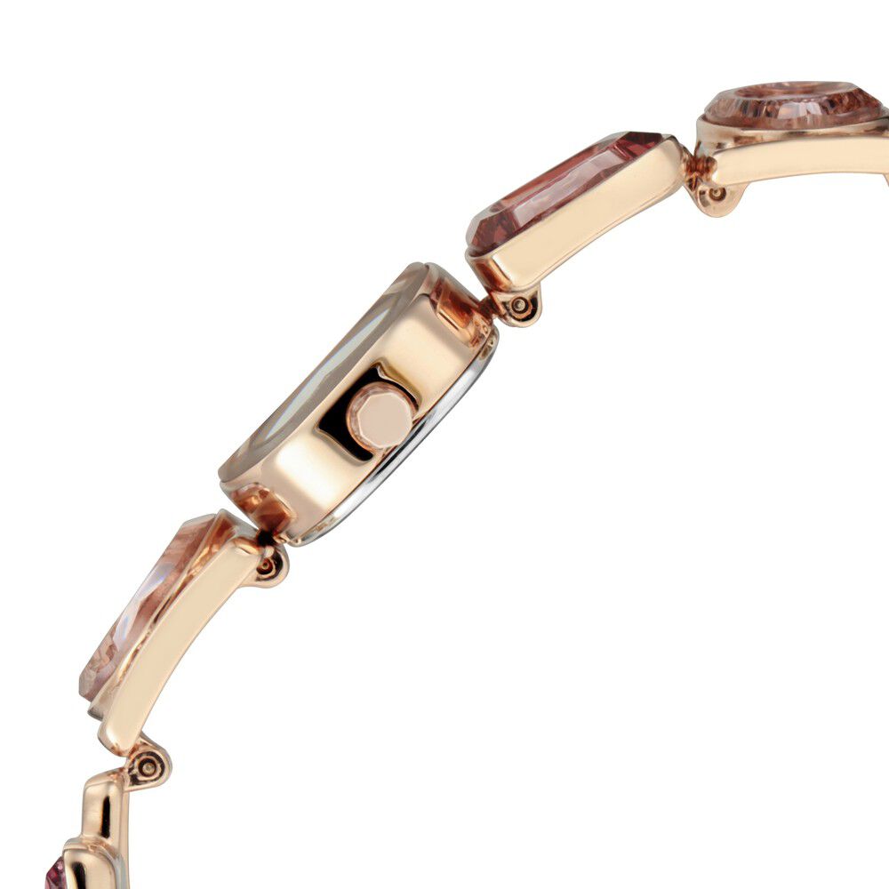 Titan Raga Facets Pink Dial Analog Stainless Steel Strap Watch for Women NS95118WM02