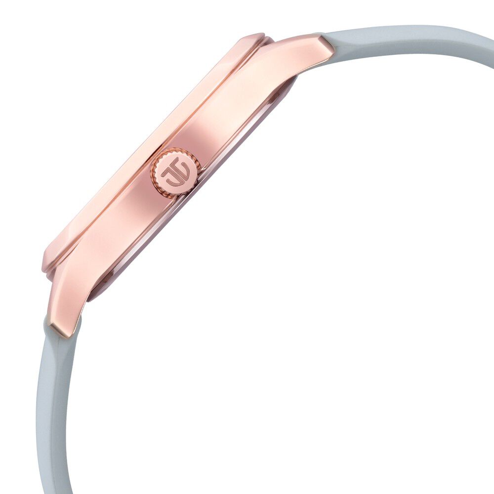 Titan Athleisure White Dial Analog Rubber Strap Watch for Women NS95125WP01