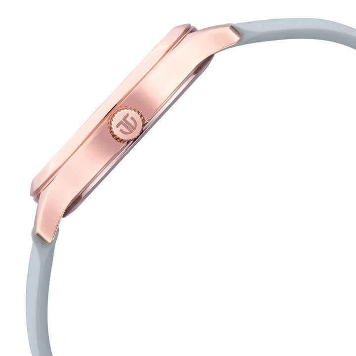 Titan Athleisure White Dial Analog Rubber Strap Watch for Women NS95125WP01