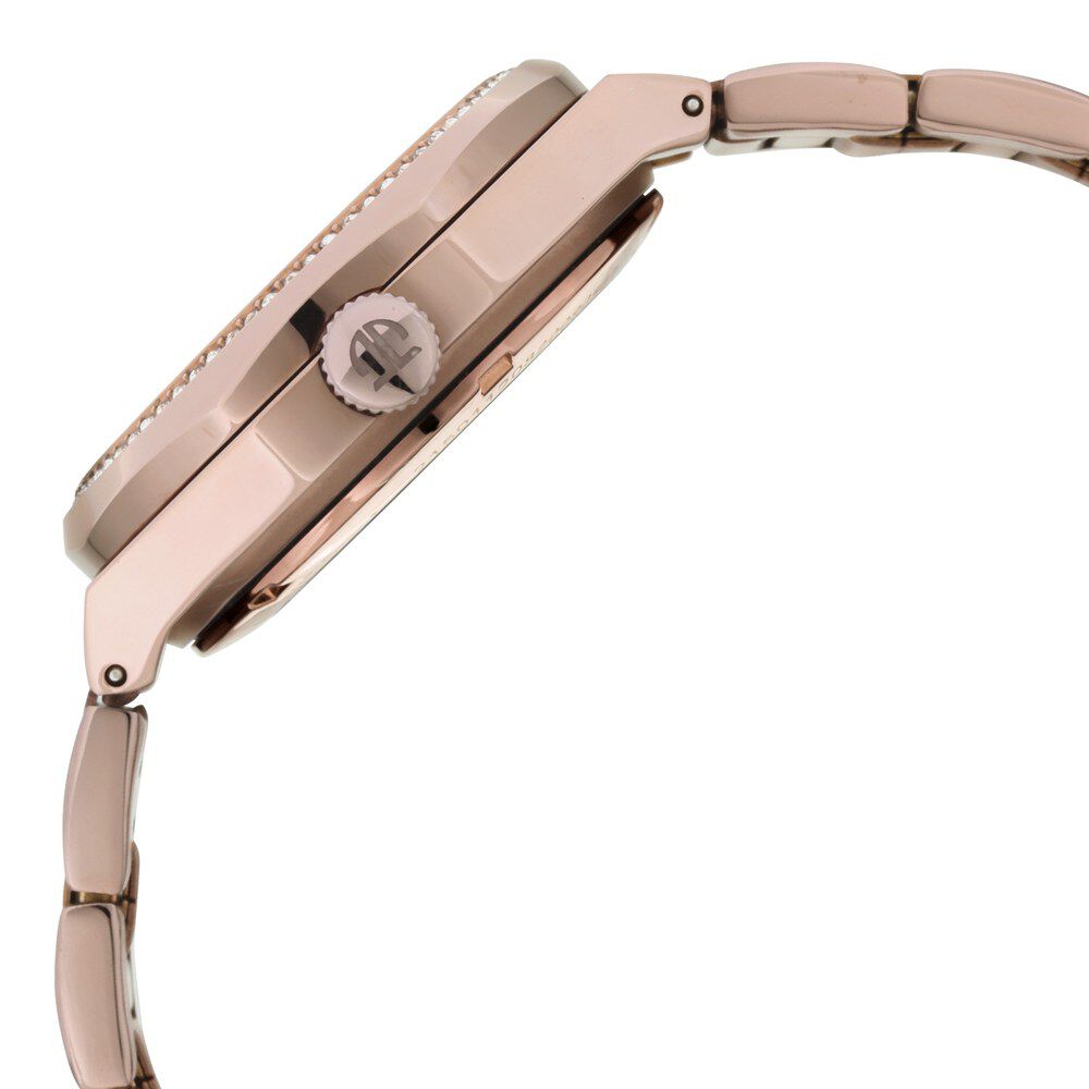 Titan Animalia Rose Gold Dial Automatic Stainless Steel Strap Watch for Women NS95131QM01