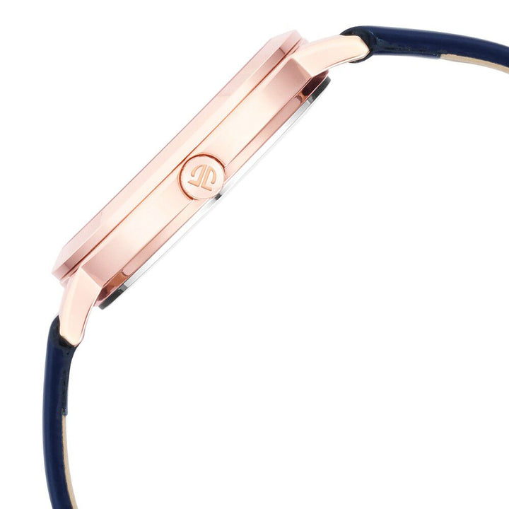 Titan Memento Blue Dial Analog Leather Strap Watch for Women NR95133WL03