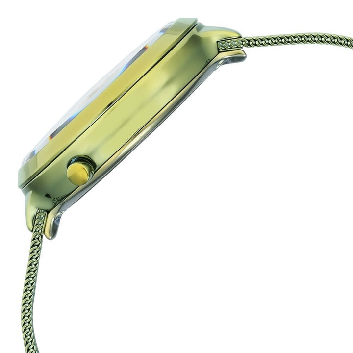 Titan Raga Moments of Joy Green Dial Analog Stainless Steel Strap Watch for Women - The Watch Factory ®