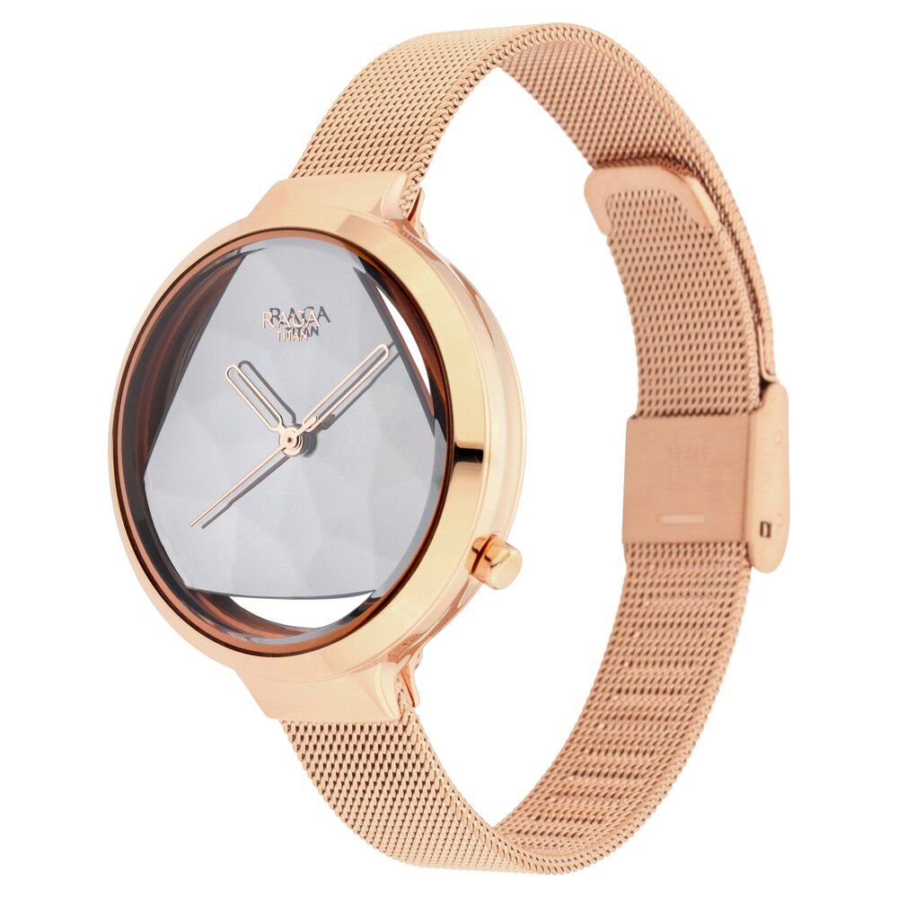 Titan Raga Moments of Joy Silver Dial Analog Metal Strap watch for WoMen - The Watch Factory ®