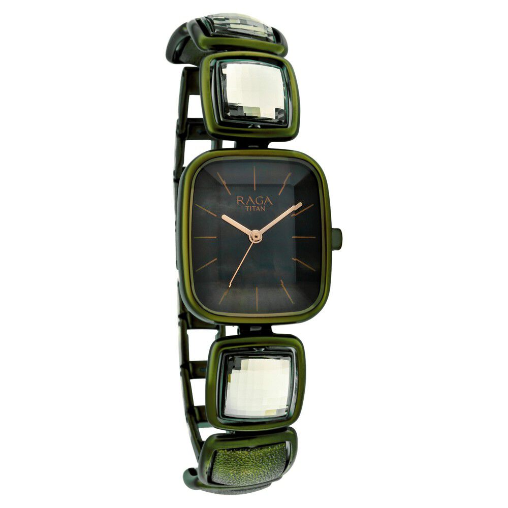 Titan Raga Moments Of Joy Mother of Pearl Dial Women Watch With Metal Strap NS95136QM01