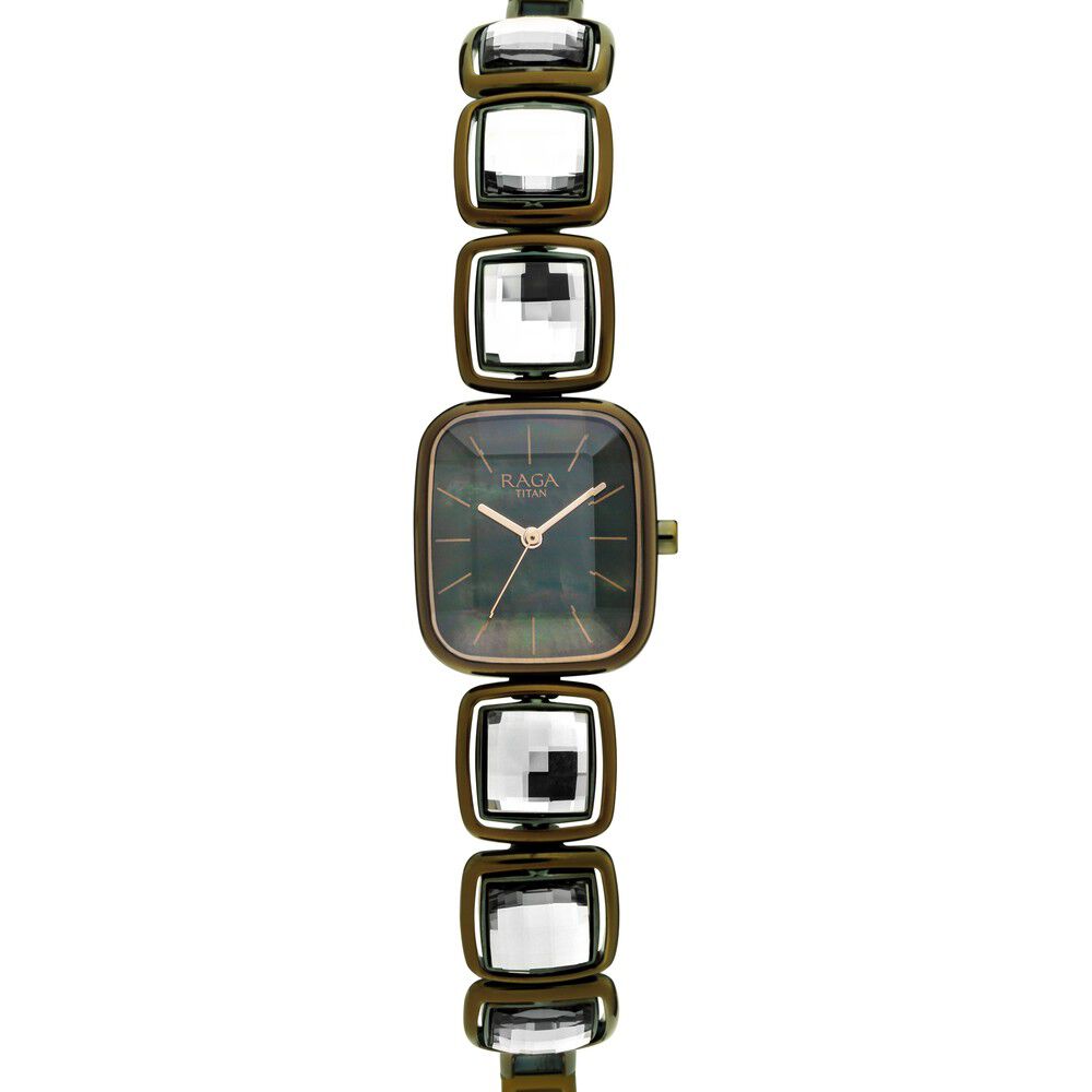 Titan Raga Moments Of Joy Mother of Pearl Dial Women Watch With Metal Strap NS95136QM01