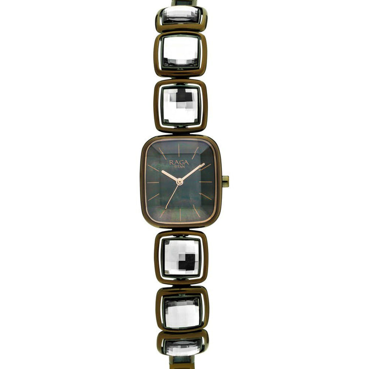 Titan Raga Moments Of Joy Mother of Pearl Dial Women Watch With Metal Strap NS95136QM01
