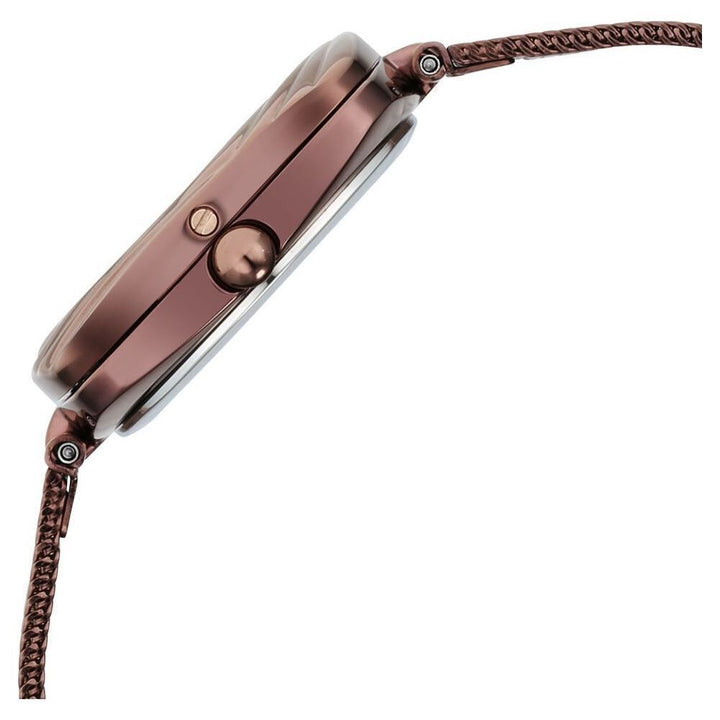 Titan Raga Moments of Joy Brown Dial Analog Stainless Steel Strap Watch for Women - The Watch Factory ®