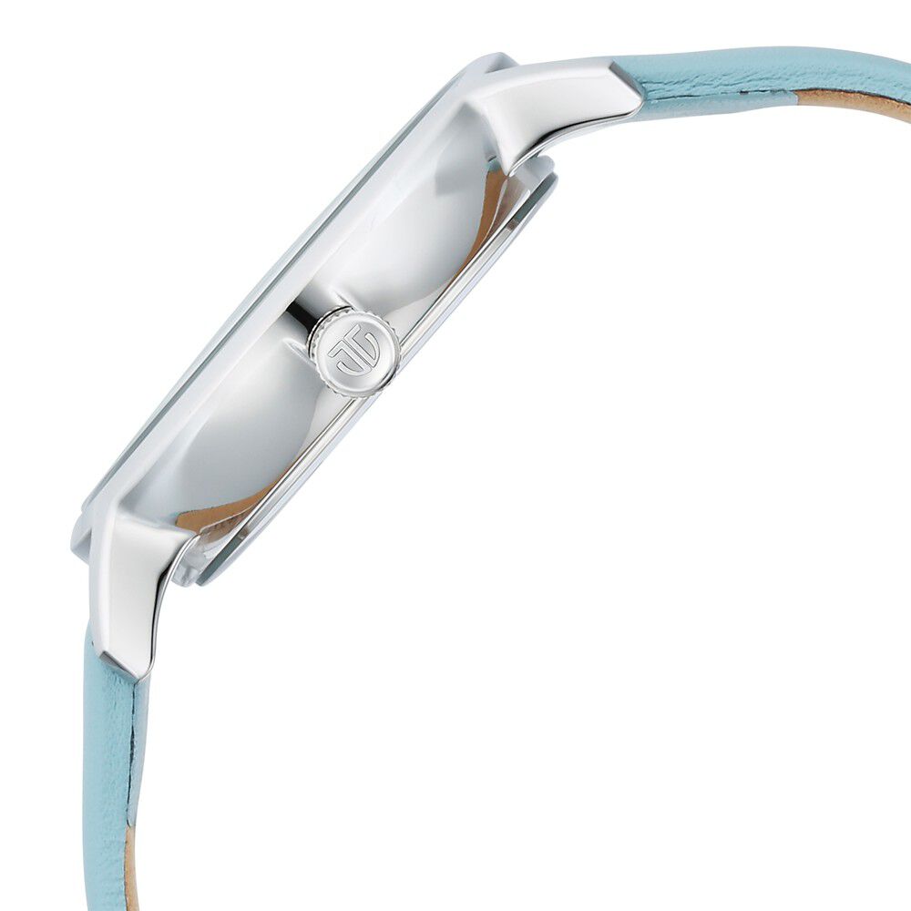 Titan Workwear Slimline Mother Of Pearl Dial Leather Strap Watch for Women - The Watch Factory ®