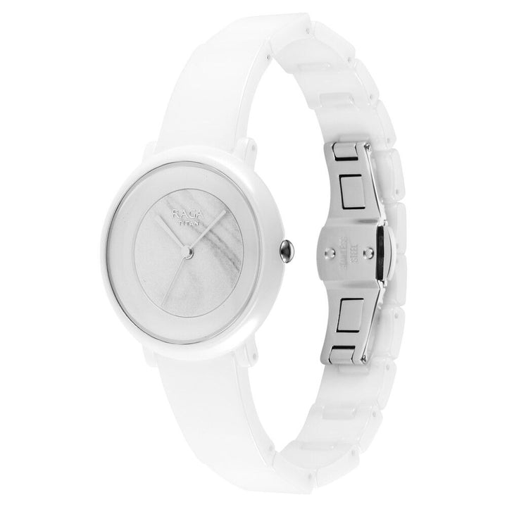 Titan Raga Ceramics White Dial Analog Ceramic Strap watch for Women - The Watch Factory ®