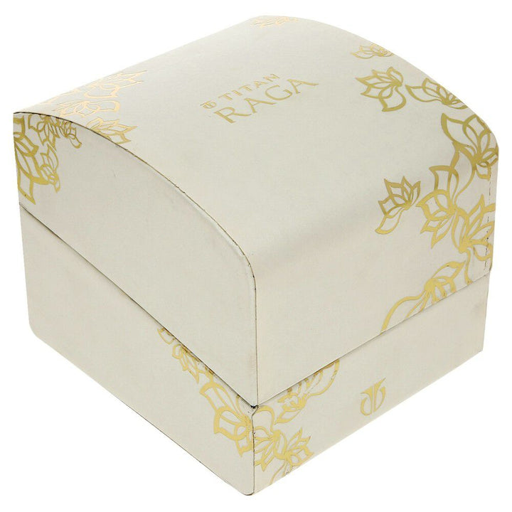 Titan Raga Ceramics Blue Dial Analog Metal Strap watch for Women NS95146KD01