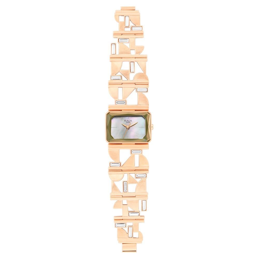 Titan Raga Love All Mother Of Pearl Dial Analog Metal Strap watch for Women - The Watch Factory ®