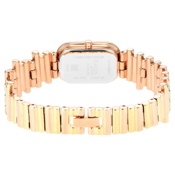 Titan Raga Love All Rose Gold Dial Analog Metal Strap Watch for Women - The Watch Factory ®