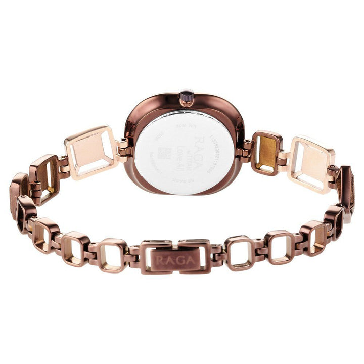 Titan Raga Love All Brown Dial Analog Metal Strap watch for WoMen - The Watch Factory ®