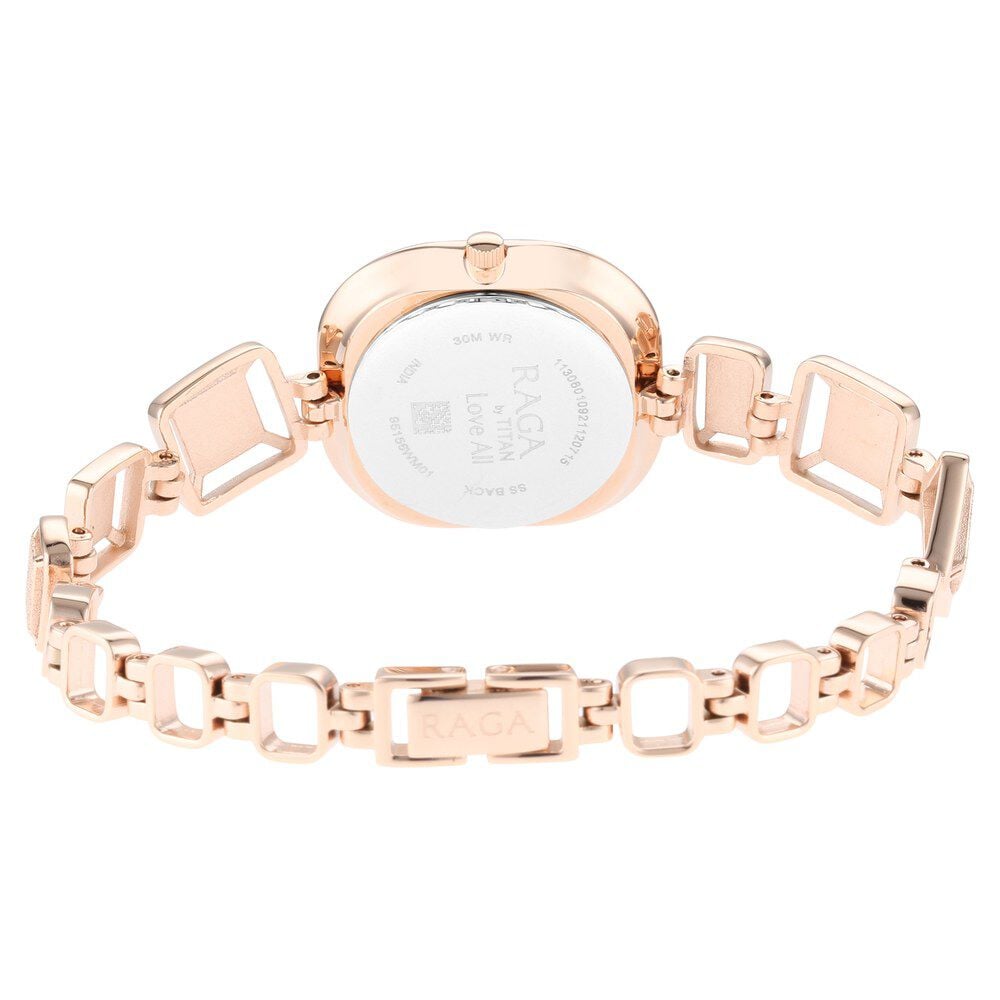 Titan Raga Love All Rose Gold Dial Women Watch With Metal Strap - The Watch Factory ®
